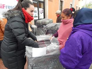 ENTREGAN APOYOS INVERNALES  PARA HABITANTES DE LA ZONA RURAL DE FRESNILLO