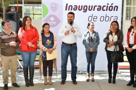 CONSTRUYEN BARDA PERIMETRAL EN EL JARDÍN DE NIÑOS DE MONTEMARIANA