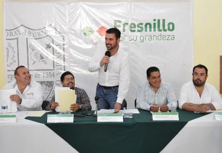 APRUEBAN 33 OBRAS MÁS PARA FRESNILLO  CON INVERSIÓN SUPERIOR A LOS 54 MILLONES DE PESOS