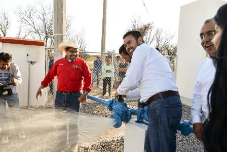 CONCRETAN OBRAS DE AGUA POTABLE  EN SAN VICENTE DE PLENITUD