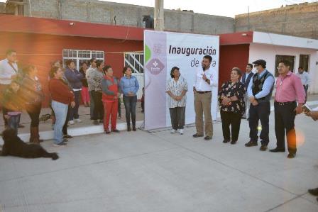 ENTREGA HARO DE LA TORRE PROYECTO INTEGRAL EN LA COLONIA LA JOYA  CON INVERSIÓN DE 1.2 MDP