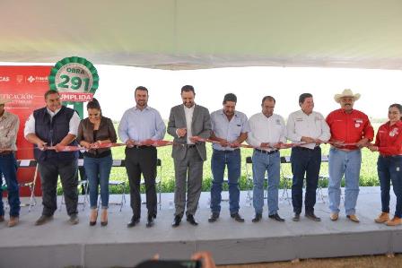 ENTREGAN PROYECTO DE TECNIFICACIÓN  DE LA PRESA LEOBARDO REYNOSO