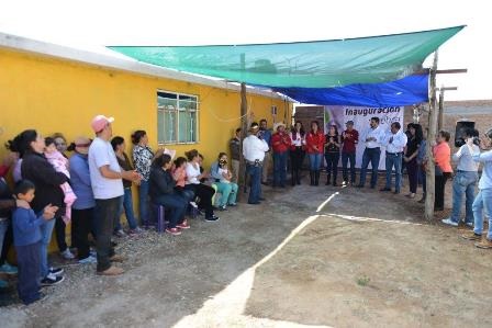 CUMPLE HARO DE LA TORRE CON EQUIPAMIENTO DE POZO  EN OJO DE AGUA DE RAMOS