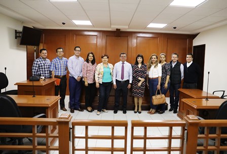 ENTREGA MAGISTRADO PRESIDENTE DEL TSJEZ SALA DE ORALIDAD AL JUZGADO ESPECIALIZADO EN MATERIA DE JUSTICIA PARA ADOLESCENTES