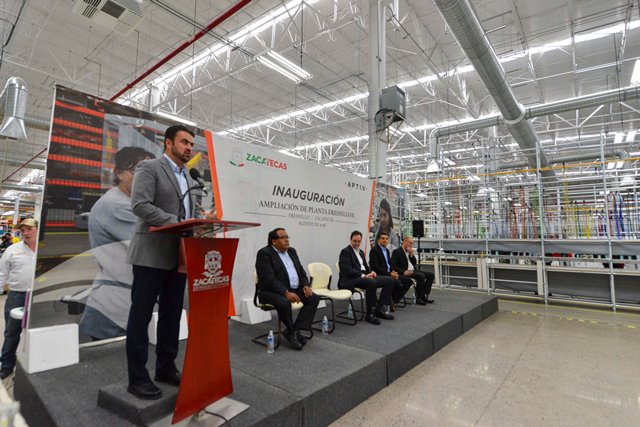 MEJORAN OPORTUNIDADES LABORALES CON LA INAUGURACIÓN  DE LA AMPLIACIÓN DE LA EMPRESA APTIV