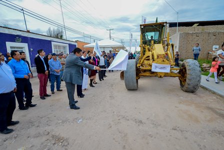 INICIAN TRABAJOS DE PAVIMENTACIÓN  EN LA COMUNIDAD DE SAN IGNACIO