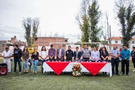 INAUGURAN EN FRESNILLO ESCUELA DE FÚTBOL DE MINEROS