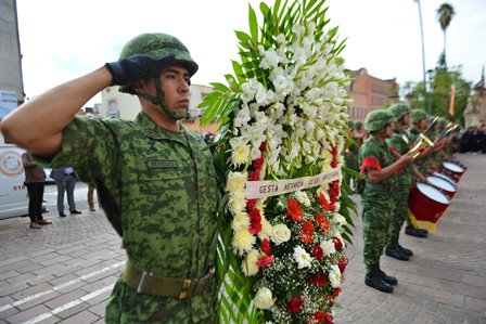 CONMEMORAN ANIVERSARIO  DE LA GESTA HEROICA DE CHAPULTEPEC