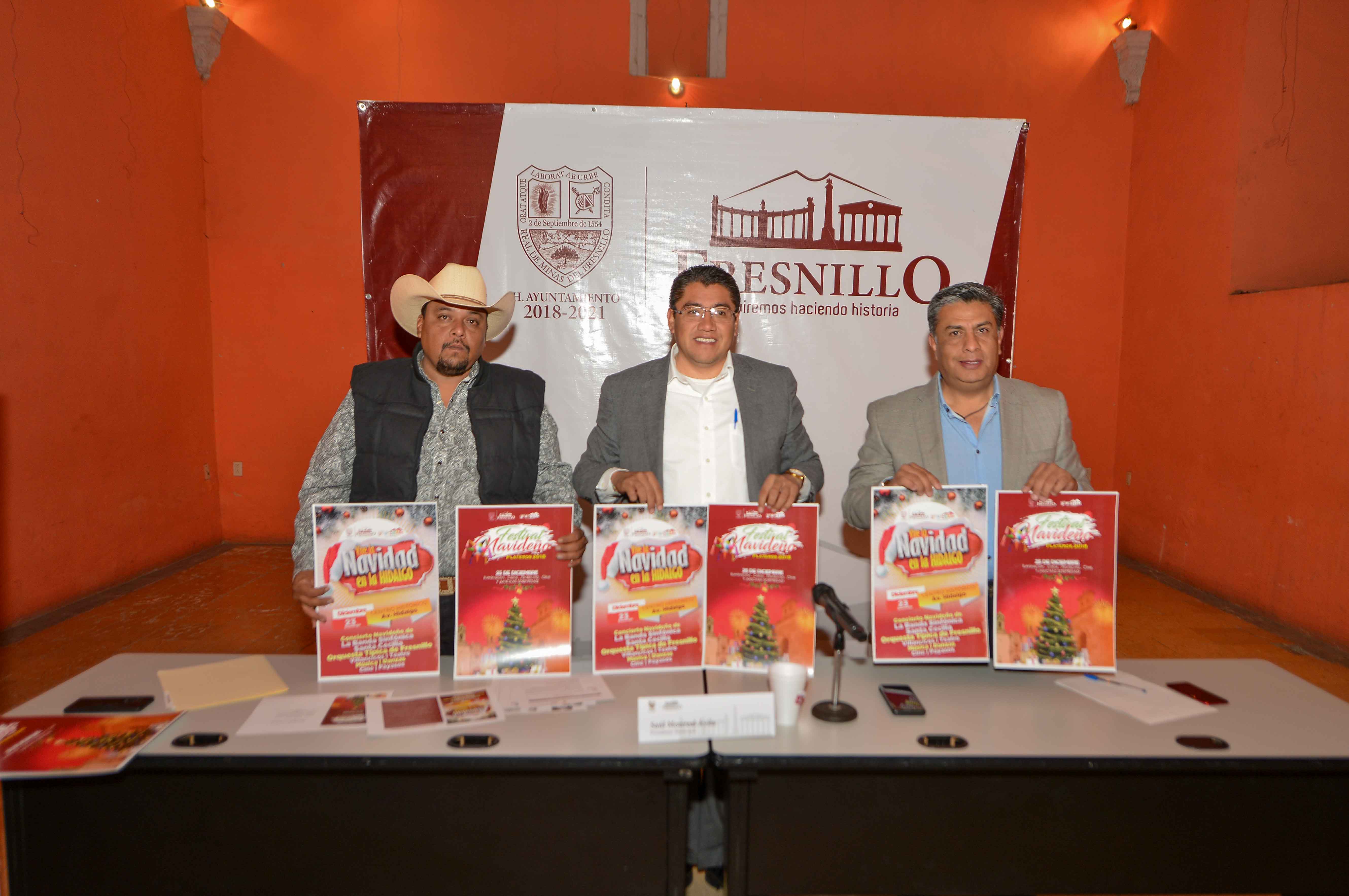 SE CELEBRARÁ EL “FESTIVAL NAVIDEÑO EN PLATEROS” Y EL EVENTO “VIVE LA NAVIDAD EN LA HIDALGO”