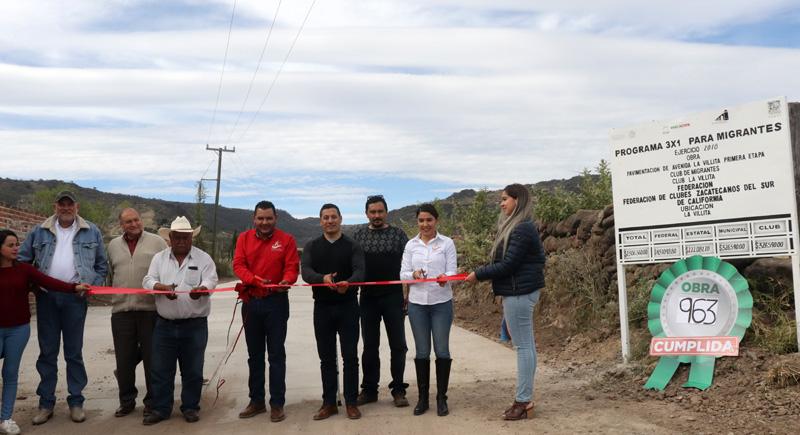 ENTREGA MÁS DE MIL OBRAS PARA ZACATECAS BENEFICIOS PAVIMENTACIONES EN NOCHISTLÁN