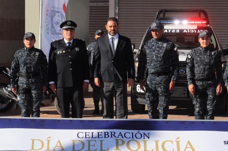 LOS ZACATECANOS NO QUEREMOS MÁS ODIO Y DIVISIÓN, SINO TRABAJO UNIDO Y BIENESTAR: GOBERNADOR AL CELEBRAR EL DÍA DEL POLICÍA