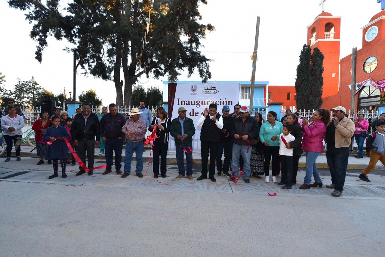 INAUGURA SAÚL MONREAL REHABILITACIÓN DE RED DE DRENAJE EN SAN JOSÉ DE LOURDES