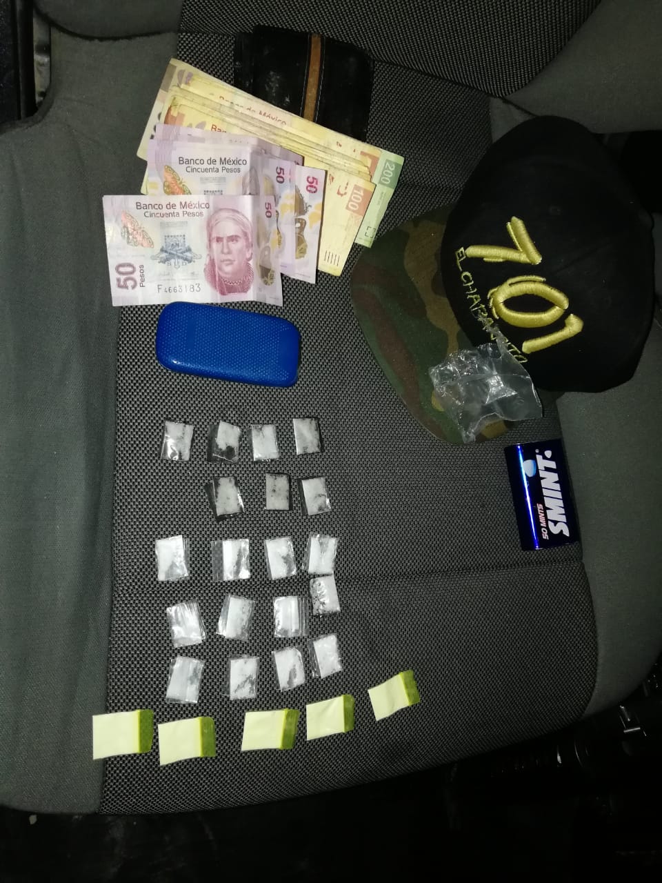 DETIENE PEP EN SOMBRERETE A UN HOMBRE EN POSESIÓN DE DIVERSAS DROGAS
