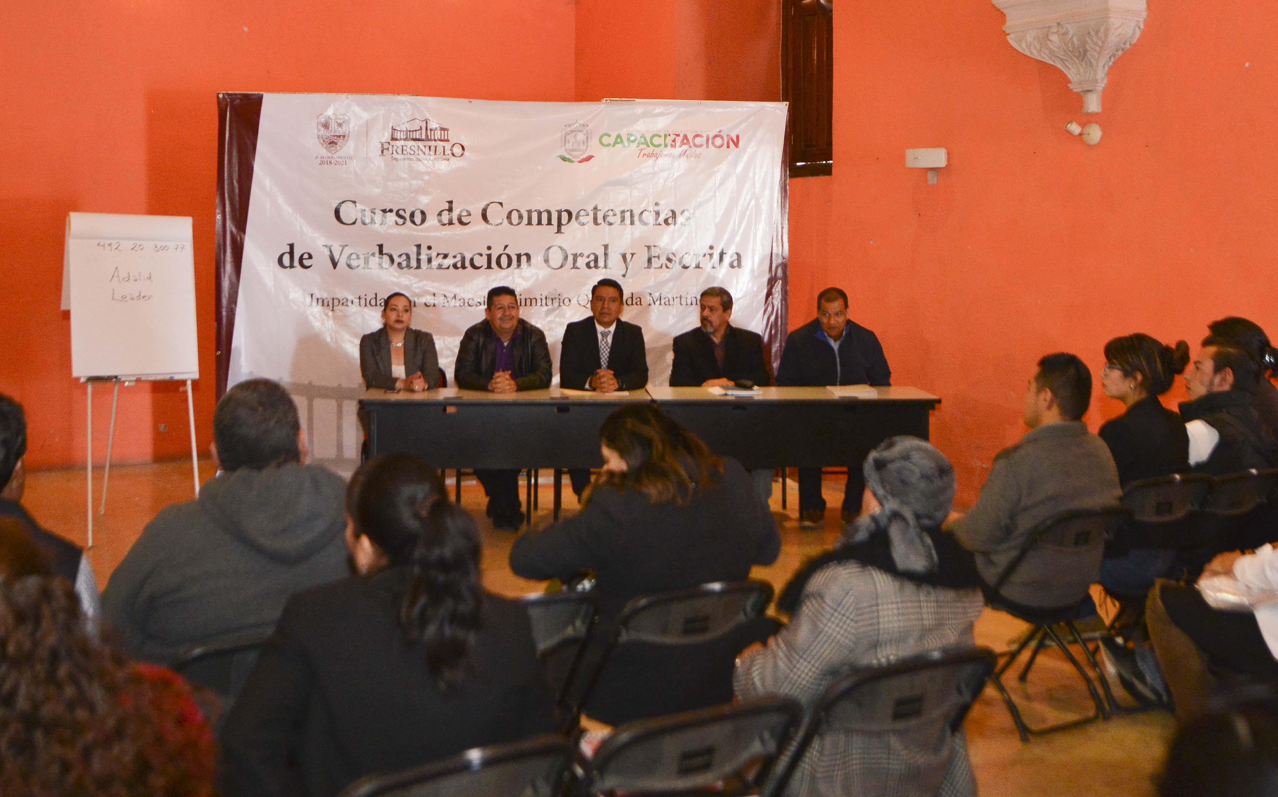 INSELCAP IMPARTIÓ CURSO DE VERBALIZACIÓN ORAL Y ESCRITA PARA FUNCIONARIOS