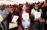 INVIERTE GOBIERNO DE ALEJANDRO TELLO 19.2 MDP EN APOYOS PARA PERSONAS ADULTAS MAYORES
