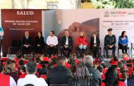 APLICARÁN 167 MIL 400 DOSIS DE VACUNAS EN ZACATECAS DURANTE PRIMERA SEMANA NACIONAL DE SALUD 2019