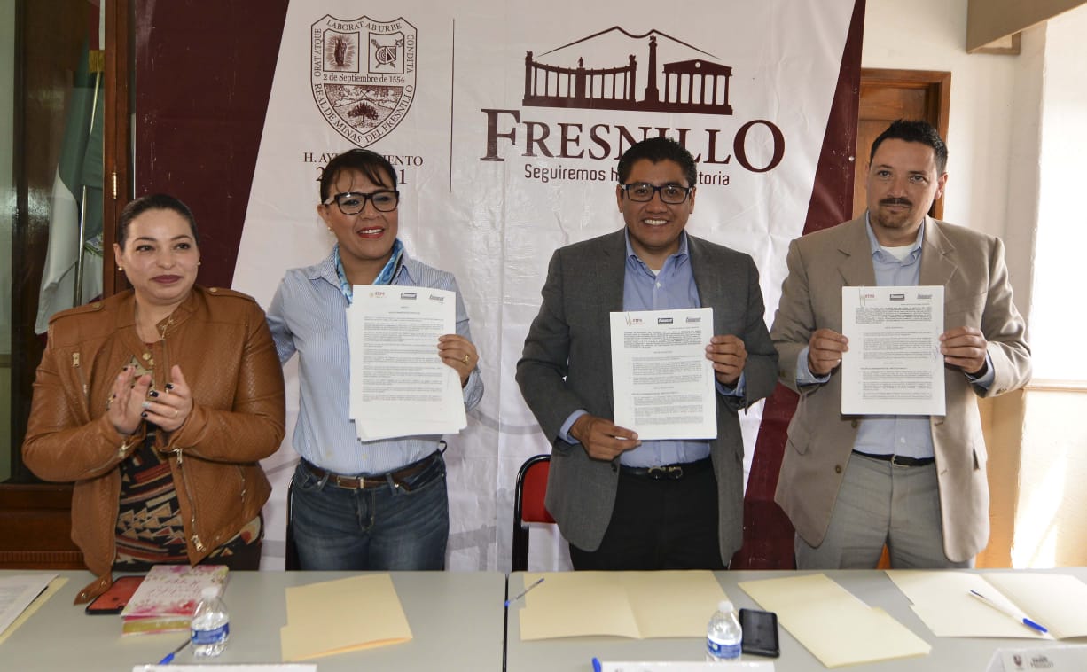 GOBIERNO DE FRESNILLO FIRMA CONVENIO CON FONACOT