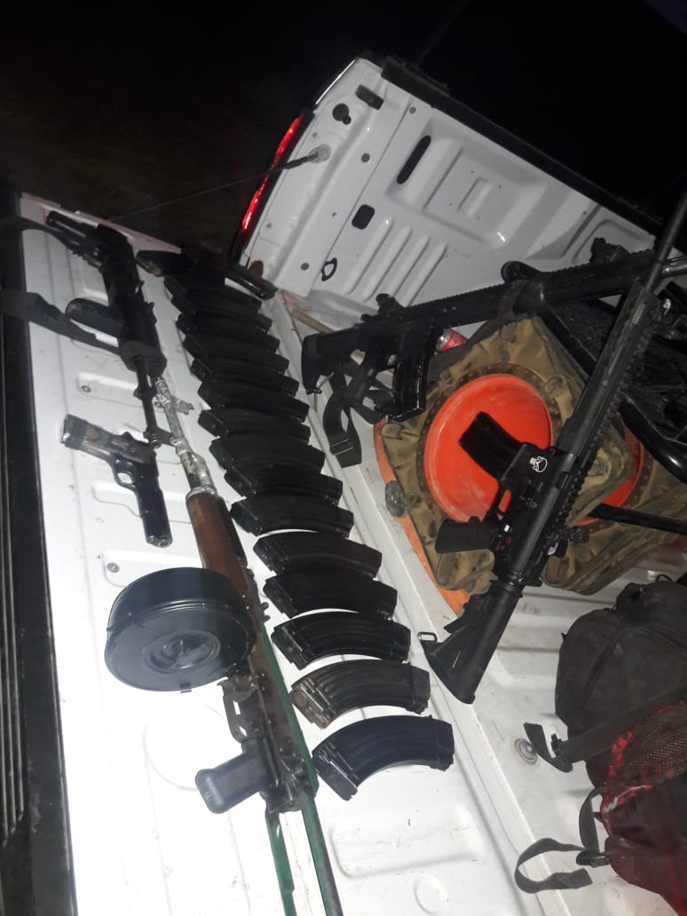 ASEGURA PEP EN PÁNFILA NATERA ARMAS Y EQUIPO TÁCTICO