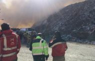 ATIENDE GOBIERNO INCENDIO EN RELLENO SANITARIO DE GUADALUPE