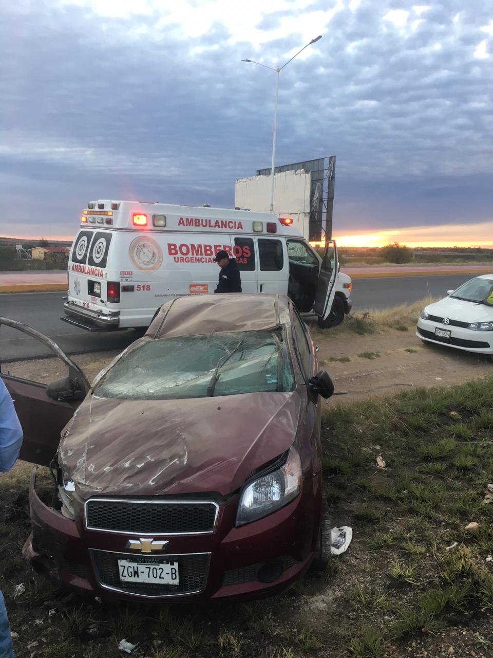 ACCIDENTE SALIDA A ZACATECAS