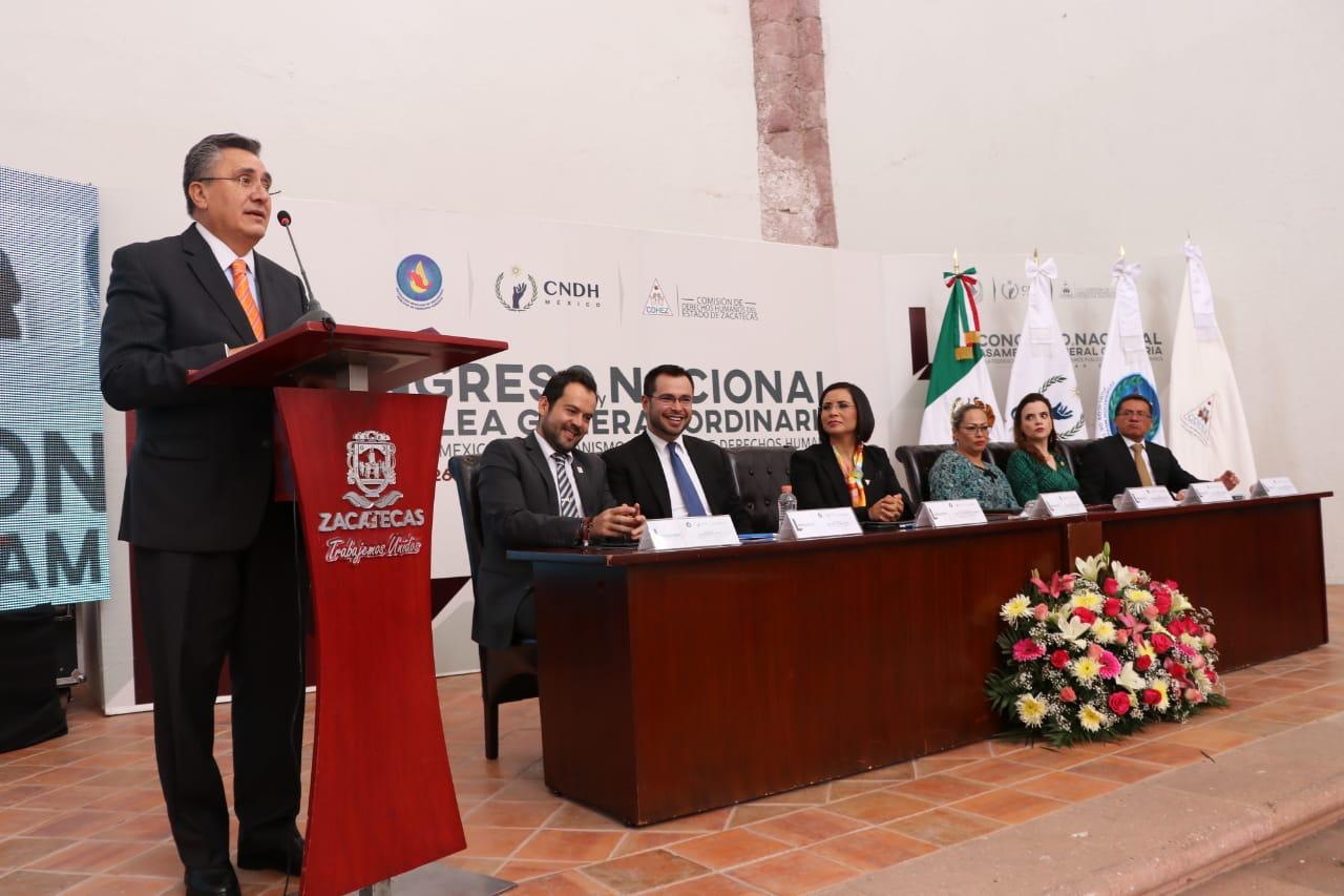 PALABRAS DEL MAESTRO LUIS RAÚL GONZÁLEZ PÉREZ, PRESIDENTE DE LA COMISIÓN NACIONAL DE LOS DERECHOS HUMANOS, EN EL ACTO INAUGURAL DEL L CONGRESO NACIONAL DE LA FEDERACIÓN MEXICANA DE ORGANISMOS PÚBLICOS DE DERECHOS HUMANOS