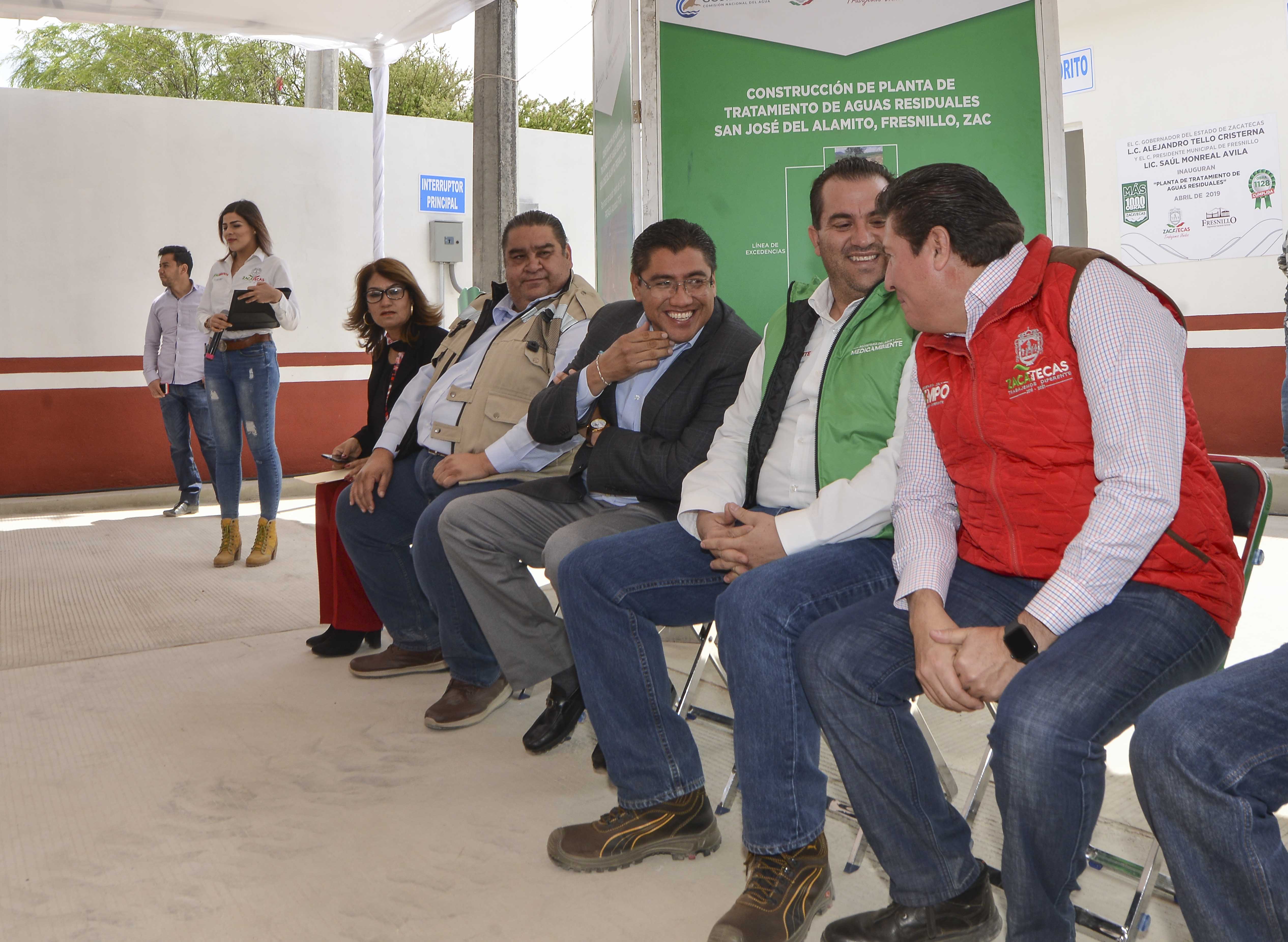 INAUGURAN PLANTA DE TRATAMIENTO DE AGUAS RESIDUALES EN SAN JOSÉ DEL ALAMITO