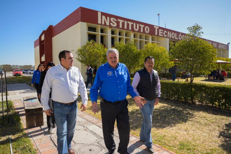 CONSTRUYE GOBIERNO DEL ESTADO OBRAS DE INFRAESTRUCTURA SOCIAL Y EDUCATIVA EN JEREZ Y TEPETONGO