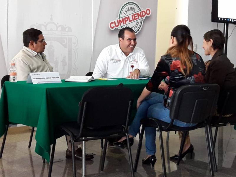 RECIBEN ATENCIÓN MÁS DE 70 PERSONAS DURANTE PRIMERA AUDIENCIA CIUDADANA DE OBRAS PÚBLICAS