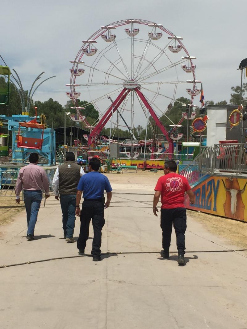 VERIFICA GOBIERNO DE ZACATECAS MEDIDAS DE PROTECCIÓN CIVIL EN INSTALACIONES DE FERIA DE JEREZ