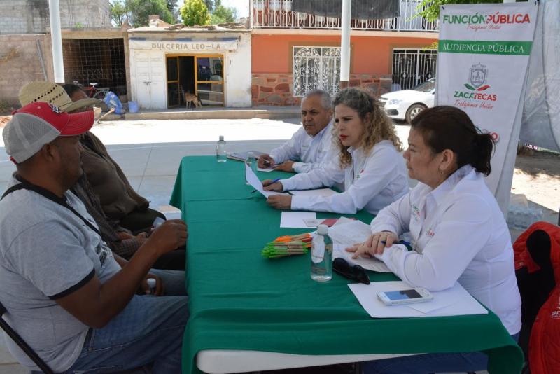 REALIZA SECRETARIA DE LA FUNCIÓN PÚBLICA TERCERA AUDIENCIA PÚBLICA EN VILLA GONZÁLEZ ORTEGA