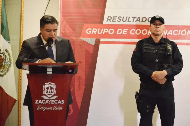 ZACATECAS, ENTRE LOS ESTADOS CON MENOR INCIDENCIA DELICTIVA: SECRETARIO ISMAEL CAMBEROS