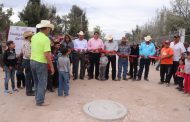 INAUGURA SAÚL MONREAL CANCHA DE FUTBOL, AMPLIACIÓN DE RED DE DRENAJE SANITARIO Y REENCARPETAMIENTO
