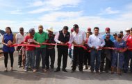 INAUGURA SAÚL MONREAL ACCESO PRINCIPAL A COMUNIDAD EL OBLIGADO