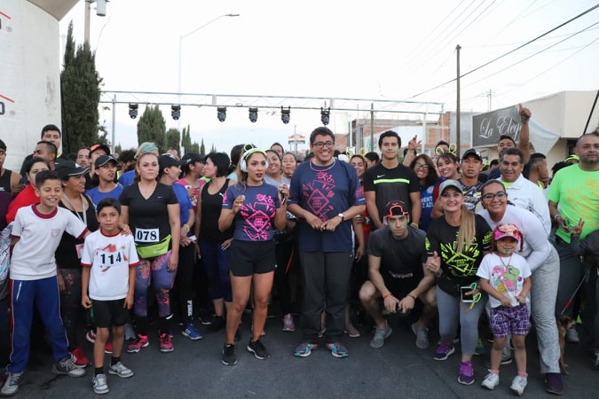 POR PRIMERA VEZ EN FRESNILLO SE REALIZA CARRERA NOCTURNA CON CAUSA