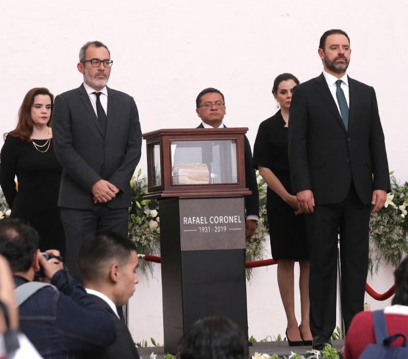 PUEBLO Y ESTADO DE ZACATECAS DAN EL ÚLTIMO ADIÓS AL MAESTRO RAFAEL CORONEL