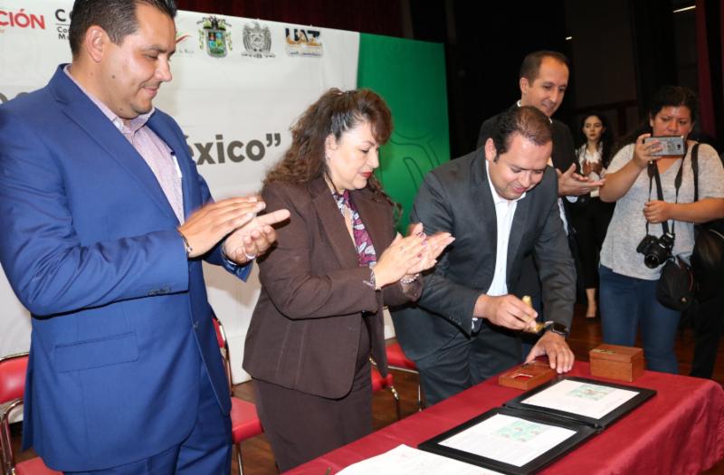 CANCELAN EN NOCHISTLÁN ESTAMPILLA POSTAL ALUSIVA AL 500 ANIVERSARIO DEL PRIMER AYUNTAMIENTO MEXICANO