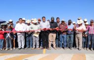 CON INVERSIÓN SUPERIOR A LOS 8.3 MDP, ENTREGA SAÚL MONREAL TRAMO CARRETERO EN SAN MIGUEL DEL VERGEL