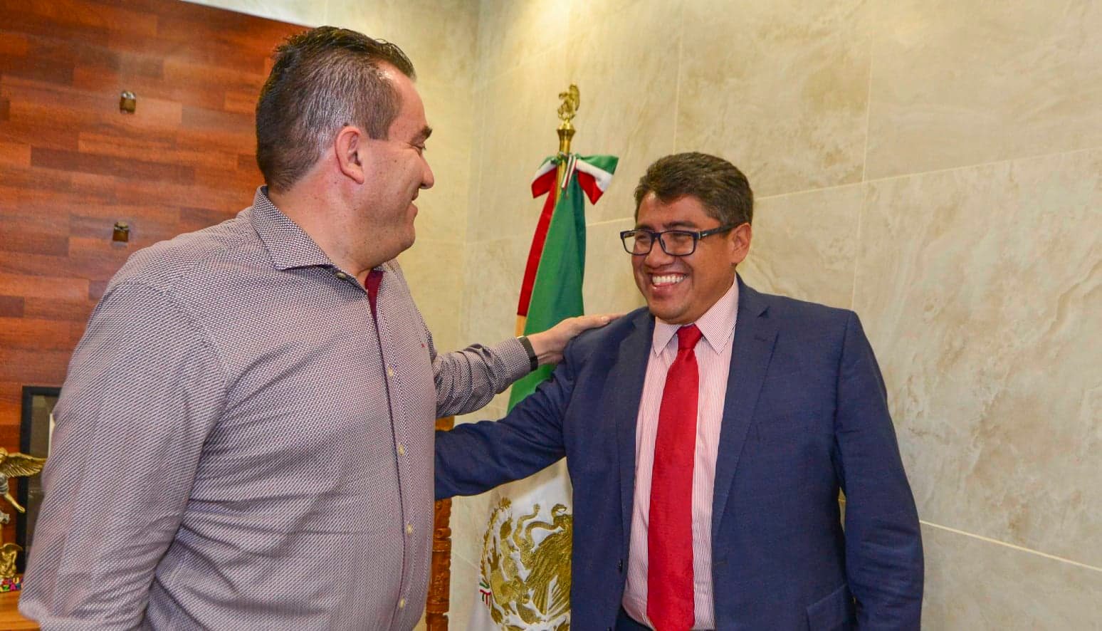 SE REUNEN SAUL MONREAL Y EL SECRETARIO DE SAMA DEL GOBIERNO ESTATAL LUIS FERNANDO MALDONADO