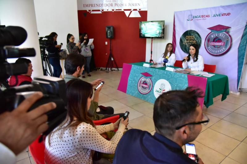 PRESENTA INJUVENTUD ACTIVIDADES PARA RECONOCER A POBLACIÓN JUVENIL Y CELEBRAR A ESTUDIANTES DE ZACATECAS