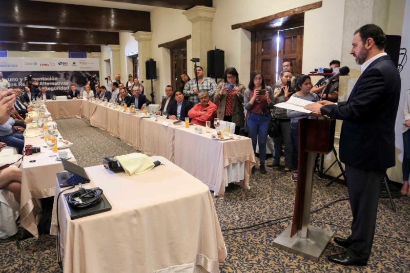 GOBIERNO ESTATAL, ORGANISMOS INTERNACIONALES Y EMPRESARIOS SE UNEN PARA DAR MAYOR SEGURIDAD HÍDRICA A ZACATECAS