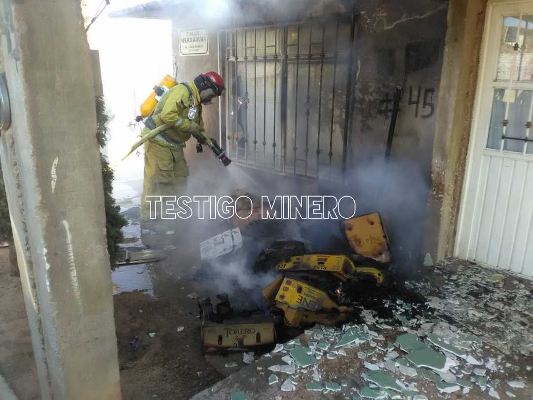 SE INCENDIA CASA EN FRESNILLO