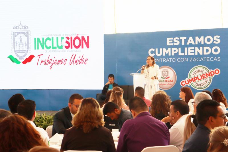 ZACATECAS, REFERENTE NACIONAL EN ATENCIÓN A PERSONAS CON DISCAPACIDAD: DIRECTORA LOURDES RODARTE