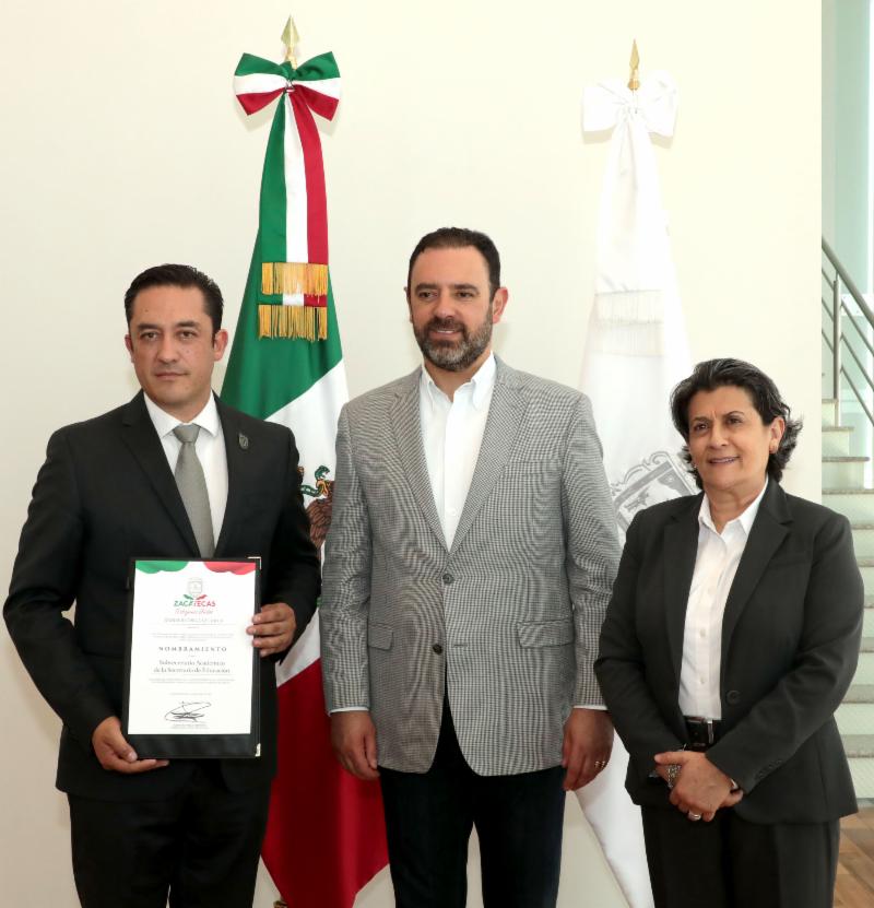 RINDE PROTESTA DANIEL RODRÍGUEZ LEMUS COMO NUEVO SUBSECRETARIO ACADÉMICO DE LA SEDUZAC