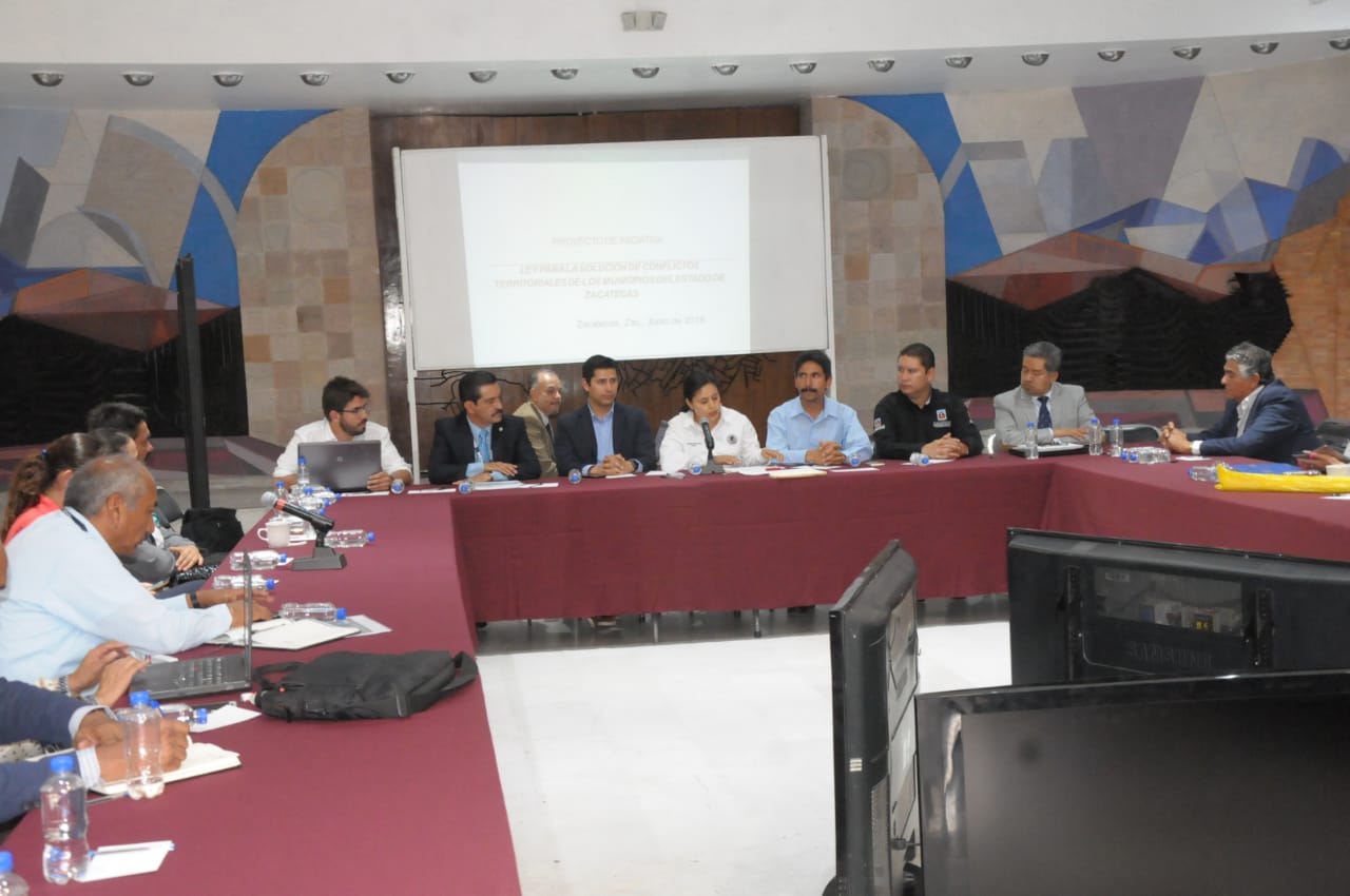 INICIAN TRABAJOS PARA LA ELABORACIÓN DE LA LEY DE DELIMITACIÓN TERRITORIAL PARA EL ESTADO.
