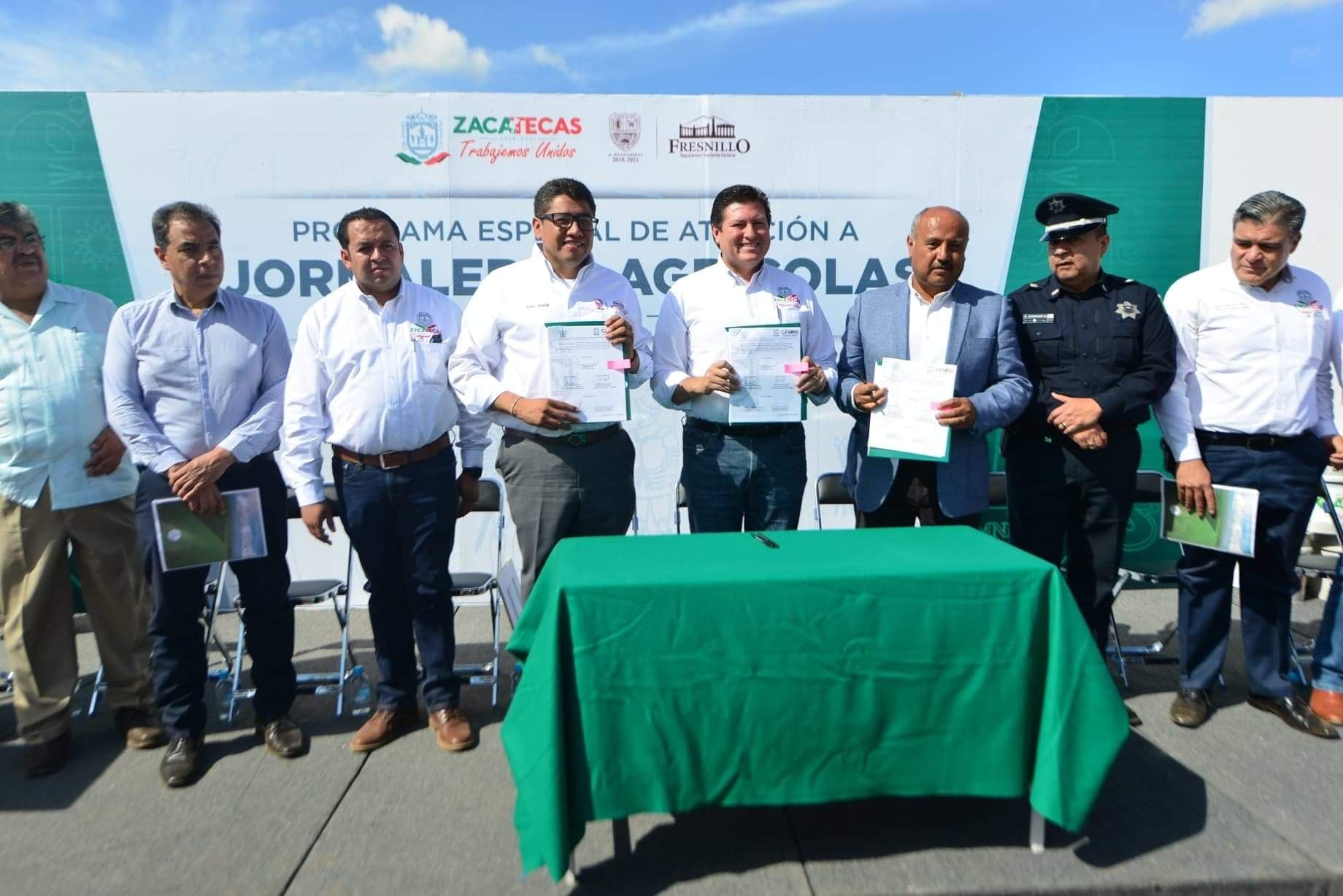 GOBIERNO ESTATAL Y MUNICIPIO, FIRMAN CONVENIO DE COLABORACIÓN DEL PROGRAMA ESPECIAL DE JORNALEROS AGRÍCOLAS