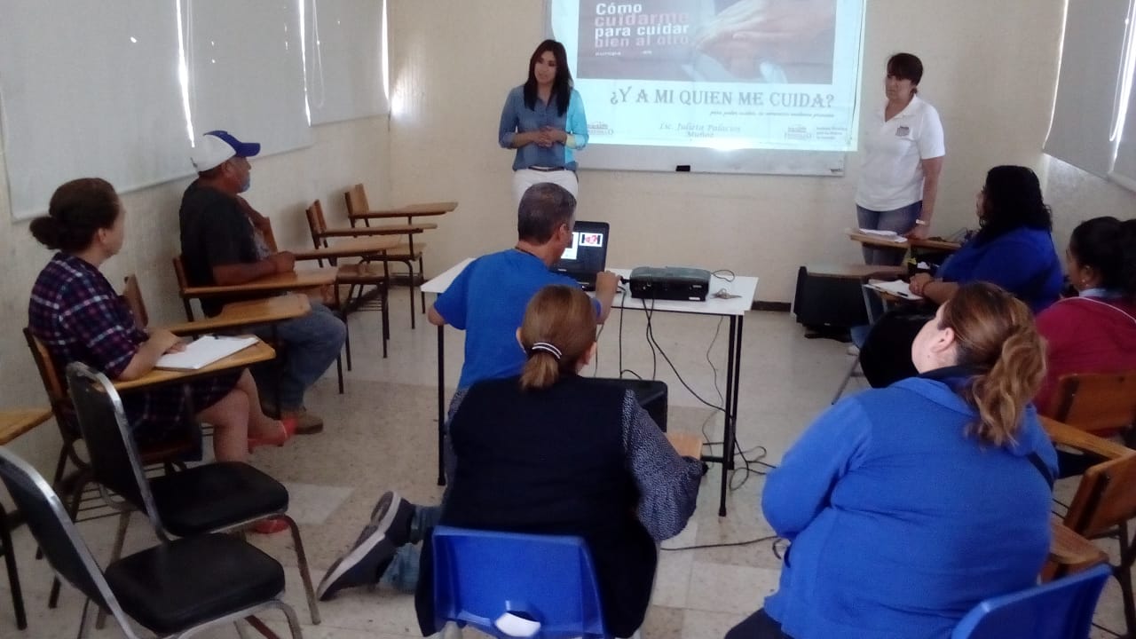 INMUFRE E IMSS IMPARTEN EL TALLER “CUIDANDO AL CUIDADOR”