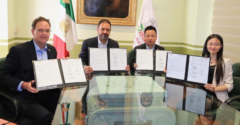 FIRMAN CONVENIO MARCO GOBERNADOR TELLO Y PARAESTATAL ASIÁTICA PARA CONSTRUIR EL PARQUE INDUSTRIAL ZACATECAS