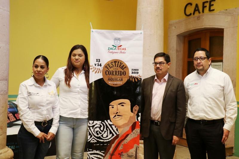 PRESENTAN PROGRAMA DEL 6º FESTIVAL DEL CORRIDO A DON ANTONIO AGUILAR BARRAZA