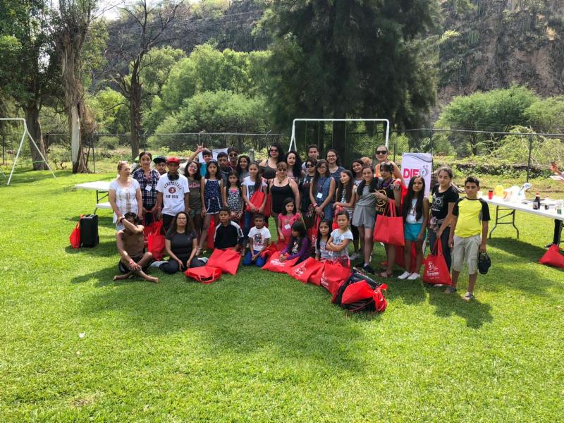 PARTICIPAN NIÑOS Y JÓVENES DIFUSORES DE LOS DERECHOS DE LA INFANCIA EN CAMPAMENTO EN PARAÍSO CAXCÁN
