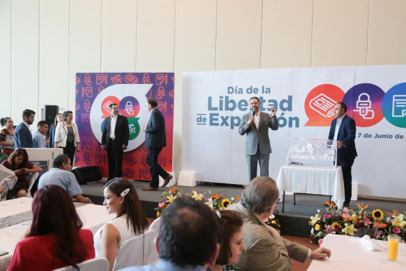 GARANTIZA GOBIERNO DEL ESTADO RESPETO PLENO AL EJERCICIO PERIODÍSTICO, AL CONMEMORAR EL DÍA DE LA LIBERTAD DE EXPRESIÓN